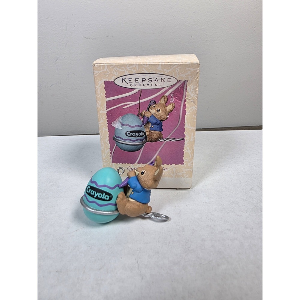 Eggs-pert Artist - 1997 Hallmark Keepsake Ornament Crayola Easter Collection